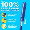 Tampax Compact Pearl Tampons for Women Multipack, with LeakGuard Braid & Extendable Applicator, Regular/Super/Super Plus Absorbency, Compact Extendable Applicator, Unscented, 45 Count
