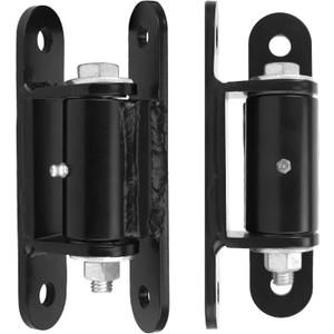 7" Heavy Duty Gate Hinges with Grease Zerk, Lubricable Bearing Gate Hinge Bolt/Weld on Hinges for Large Heavy Driveway/Trailer Gates Up to 1000 lbs-Black 2150P(1Pair not Screws)