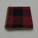 Buffalo Check Sherpa Back Pillow Cover Pillowcases 2 Pack 19x19