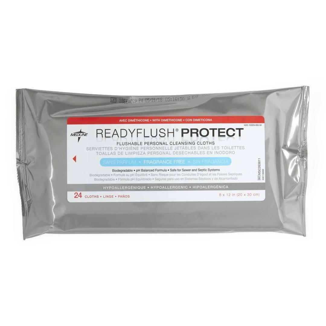 13 Packs Of GreenSmart Ready Flushable Wipes