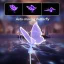 ENUOLI 23" Wedding Moving Butterfly Floor Lamp LED Ambient Creative Light