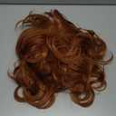 80s Women Beehive Wig Long Wavy Ginger Bouffant Synthetic Hair Wigs for Married Housewife Big Red Vintage Costume Cosplay Halloween Party (Auburn)