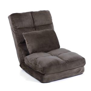 DeeLyan Swivel Floor Chair for Teens，Multipurpose Gaming Chair Rocker for TV, Reading, Playing Video Games Lumbar Support, Adjustable Foldable Backrest (DL8823R-CO)