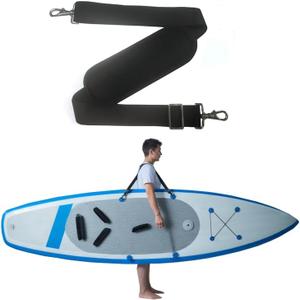 SUP Carrying Adjustable StrapPaddle Board Accessories for Paddle Board KayakSurfboardBags and Other Heavy Packages, Black