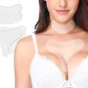 4 Pcs Neck Wrinkle Patches  Silicone Pads for Chest & Dcollet,