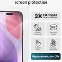 ZAGG Glass+ Screen Protector for iPhone 17 Pro - 3X Stronger, Impact & Shatter Protection, Scratch & Smudge-Resistant iPhone Tempered Glass, InvisibleShield, Easy PerfectFit Install