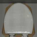 Mayfair NextStep2 Toilet Seat with Built-In Potty Training Seat, Slow-Close, Removable that will Never Loosen, Elongated, White