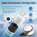 W10295370A WRS588FIHZ04 WRS325SDHZ WRS325SDHZ13 Water Filter Replacement for Whirlpool WRS321SDHZ13 WRS325FDAM04 WRSF5536RZ00 WRS588FIHZ00 WRFF3236RZ00 WRMF3636RZ00 WRS571CIHZ01