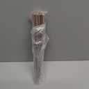 Wenqik 24 Pcs Wooden Dowel Rods Walnut Dowel Rod Sticks for Crafts Round Unfinished Wood for Crafting Woodworking Building Material(1/4 x 12 Inch)