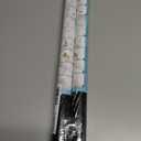 2 x Blackout Window Film, Window Privacy Film Frosted Faux 3D Floral Decorative Static Cling Heat Blocking Window Tint, Black, 17.5" x 78.7"