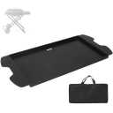 7034 Cast Iron Griddle Plate with Carry Bag for Weber Traveler Grills 9010001 9020001，Upgrade Flat Top Griddle Replacement Part for 9030001 9013001 9011701 Weber Traveler Portable Gas Grills,Black