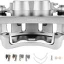 SCITOO 18B4791 Front Left Disc Brake Caliper w/Bracket,Double Pistons | For Ford For Excursion 2000-2005,For Ford For F-250 Super Duty 1999-2004,For Ford For F-350 Super Duty 1999-2004 Direct-fit