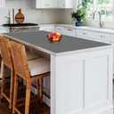 Extra Large Silicone Mat, 78.7''x23.6''(200cmx60cm) Heat Resistant Mats for Countertop, Waterproof Countertop Protector Mat, Cuttable Kitchen Countertop Mat, Silicone Mat for Kitchen Island, Dark Gray