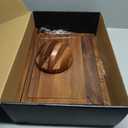 SMIRLY Walnut Wood Cutting Boards for Kitchen, Set of 3 with Holder Large - Small, Walnut Wooden Cutting Board Set with Deep Juice Grooves, Non Toxic Serving Tray, Perfect Mother's Day Gifts