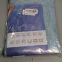 RUGSREAL Small Area Rug 2x3 Entryway Mat with Rubber Backing Stain Resistant Throw Carpet Modern Solid Color Bath Mat Contempowary Washable Rug for Living Room Bedroom Dining Room Kitchen, Blue 2x3