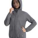 baleaf Women's Sun Jackets No Insert Hiking Hoodie Dark Gray M