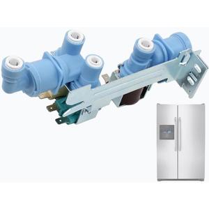 Upgraded 242252702 240531101 Refrigerator Water Inlet Valve Fits Frigidaire, Kenmore, Electrolux, Crosley Replaces 241734301 AP5671757, WV2702, K-76150 Fix No Ice/No Water