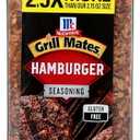 2 x McCormick Grill Mates Hamburger Seasoning, 7.75 Oz (EXP 06/16/28)