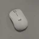 Logitech M240 Silent Bluetooth Mouse, Wireless, Compact, Portable, Smooth Tracking, 18-Month Battery, for Windows, macOS, ChromeOS, Compatible with PC, Mac, Laptop, Tablets - Off White