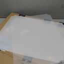 IMPRESA Clear Tempered Glass Desk Mat - 19 x 24 in, Clear - Table Protector & Desktop Mat for Office Accessories with Dry-Erase Surface & Preinstalled Rubber Feet