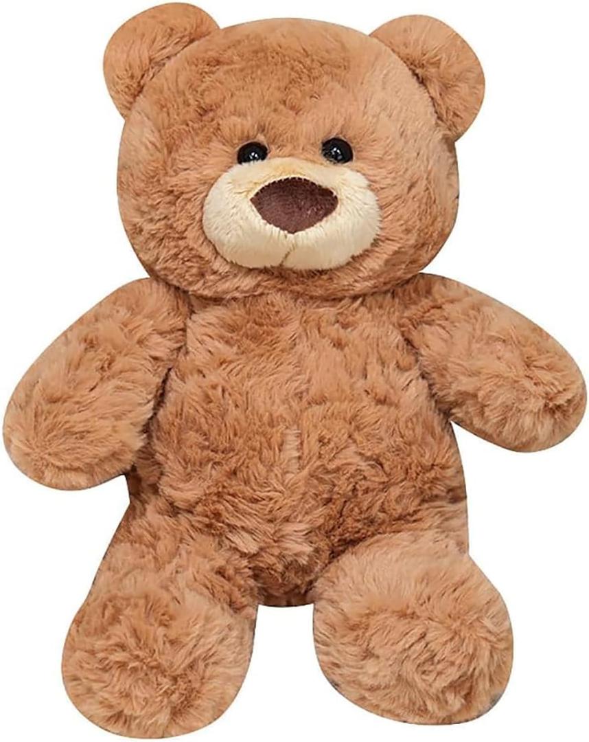 Teddy Bear Plush Toy, 10inches Teddy Bear Stuffed Animal Birthday for Kids Girl Friends (Brown)