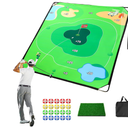 SJEhome Golf Chipping Game, 70"x70" Adults Indoor/Outdoor Family Yard Game