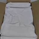 Fitable White Tablecloths for Rectangle Tables, 6 Pack - 70 x 120 Inches - Reusable and Washable Table Clothes for 6-8 Ft Tables, Polyester Fabric Table Covers for Wedding, Party, Banquet