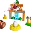 ROLOSO Angry Birds Toys Playsets Build N’ Launch Construction Brick Assembly Building Blocks Sets Pig City Strike 2 Takedown Space Planet Game Catapult Slingshot Gift Box