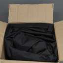 ULTCOVER 600D Tough Canvas Heavy Duty Square Patio Table and Chair Cover - Waterproof Outdoor General Purpose Furniture Covers 86 inch, Black