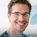 LUFF 4Pcs Anti-Blue-ray Reading Glasses Portable Ultra-Light Readers(2.5X)