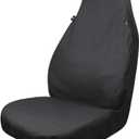 DICKIES 3003324LD, Trader Black Water Resistant Seat Cover (Black, Count of 1)