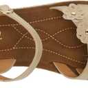 YOKI Women's Comfort Flat Sandal (10, Beige)