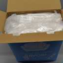 SAVORI Set of 2 Down and Feather Throw Pillow Inserts 24x24 Soft Fluffy Pillow Inserts with 100% Down-Proof Cotton Cover, Decorative Square Cushion Inner for Sofa Couch Bed-White