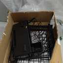 YKLSLH 4 Baskets Over The Sink Dish Drying Rack, Extendable Large Capacity Sink Rack, Metal Drying Rack Saving Space,for Most Sinks (26.57"-35") (Black)