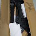 aboxoo 3 Tier Plant Stand Flower Pot Rack, Metal Stair-Step Style Corner Shelf Planters, Quarter Round Display Holder for Indoor Outdoor Use(Black, Semicircle)