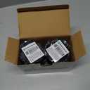 Restaurantware 3.3 Inch Shell Appetizer Plate 100 Disposable Plastic Appetizer Plate - Sturdy Shell-Shaped Black Plastic Cocktail Plates Perfect For Serving Amuse Bouche And Hors D'oeuvres