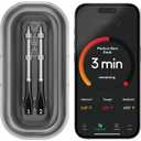 CHEF iQ Sense Smart Wireless Meat Thermometer with 2 Ultra-Thin Probes, Unlimited Range Bluetooth Meat Thermometer, Digital Food Thermometer for Remote Monitoring of BBQ Grill, Oven