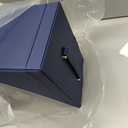 AKOZLIN Large Jewelry Box Organizer Functional Lockable with Big Mirror, Leather Jewelry Storage Case for Women Girls Ring Necklace Earring Bracelet Holder Organizer Blue