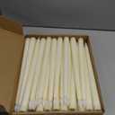 Treela 36 Pieces Flameless Taper Candles 11 Inch Flickering Faux LED Battery Operated Electric Fake Candles for Christmas Halloween Birthday Wedding Party Supplies(Ivory)