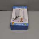 Interactive Cat Toys for Indoor Cats: Automatic Flying Bird Feather Wand Chase Exercise Enrichment Stimulation, USB Rechargeable Durable Safe Hanging Toy for Bored Kittens Adult Multi Cat Households (White)