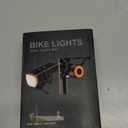 Bike Lights Set 1500LM USB Rechargeable Bicycle Headlight & Tail Light Waterproof 5 Lighting Modes Fits Bicycles for Road and Mountain (cool black)