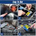 Oil Extractor Pump 12V 100W, Ultra-Quiet Fluid Transfer Pump for Engine Oil, Transmission Fluid, Gear Oil Change - Self-Priming Oil Change Pump for Car, Boat, Motorcycle, Mower, RV (3 Hoses+Adapters)