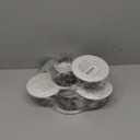 8 Pack Air Vent Round, 4 Inch Air Soffit Vent, ABS Louver Vent Cover with Built-in Fly Screen Mesh, Ceiling Louver Grille Cover for Garage, Bathroom, Kitchen, Office, Home Ventilation