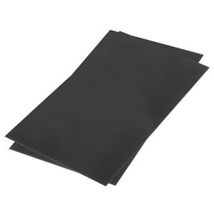 MECCANIXITY ABS Plastic Sheet 24 Inch x 12 Inch x 0.06 Inch ABS Styrene Sheets for Building Model DIY Crafts Panel Black Pack of 2