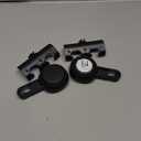 TAILI Suction Cup Razor Holder for Shower 2 Pack, Towel, Loofah, Shaver Holder for Shower Wall, Powerful Suction Cup Hooks for Inside Bathroom, Easy to Install and Reuse, Black