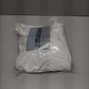 Wrap Around Dust Ruffle Bed Skirt - White - for Full Size Beds with 21 Inch Drop - Easy Fit Elastic Strap - Adjustable Pleated Bedskirt w/Brushed Fabric - Wrinkle Free - for Women, Men, Kids & Teens