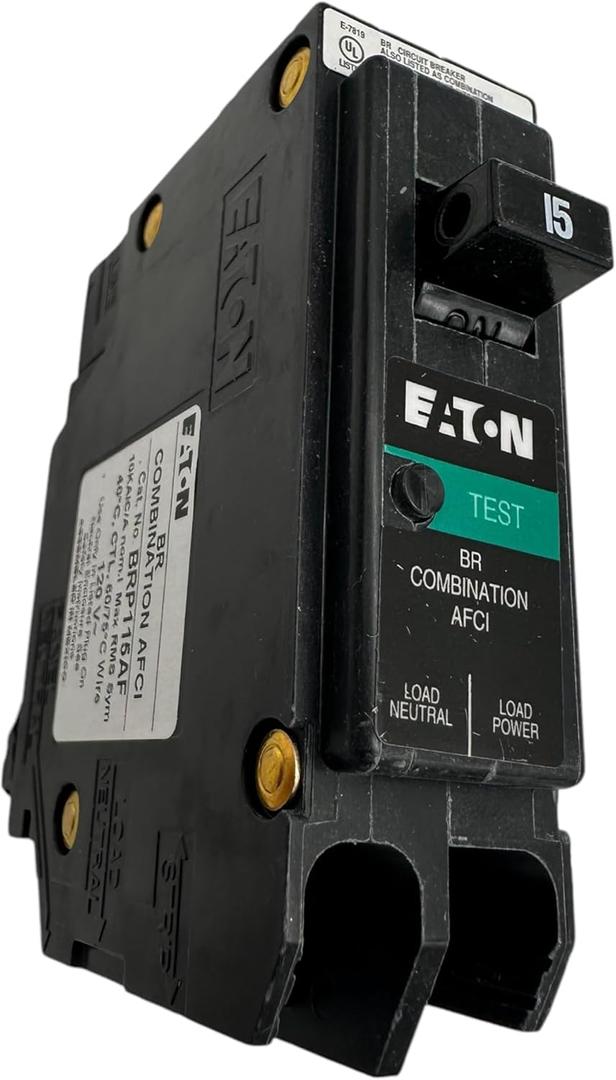 Eaton 15 amps Combination AFCI Single Pole Circuit Breaker
