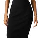 Steve Madden Women's Azalea Dress (Medium, Blk/Wht)