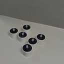 VOOKRY 6 Pcs Solar Tea Lights Outdoor - Flickering Solar Candle Lights Flameless Dusk to Dawn Lighting Waterproof Rechargeable LED Candles for Lantern Garden Camping Party Home Decorations,2.3''x2.1''