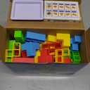 64Pcs Tetra Tower Game, Family Board for 2 Players Family Games, Christmas Stocking Stuffers for Teen Boys, Girls, Kids, Adults, Building Blocks Balance Games Toys for Family and Classroom